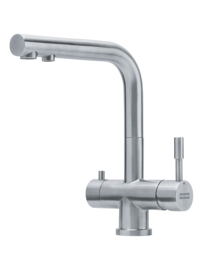 Plautuvės maišytuvas Franke Atlas Clear Water, nerūdijančio plieno, su filtru