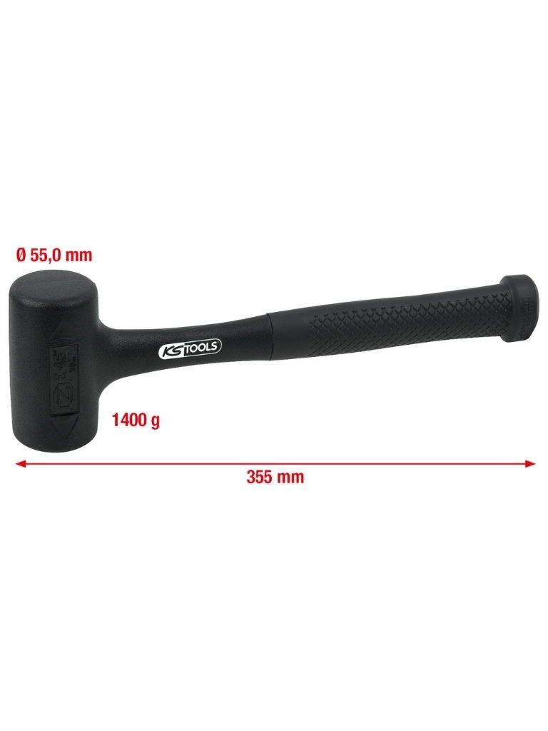 Plaktukas švelnus beatotrankis 1270g, KS Tools 2 Plaktukas švelnus beatotrankis 1270g, KS Tools 2