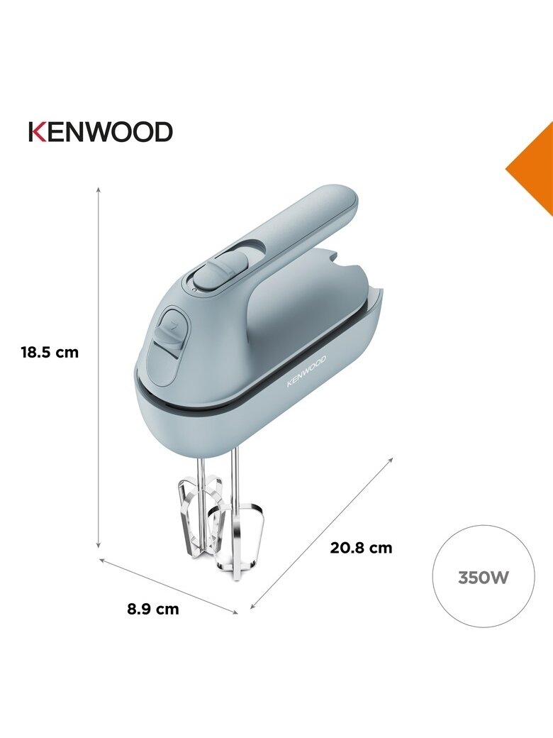 Plakiklis Kenwood QuickMix Go HMP40.000GY, mėlynas 1 Plakiklis Kenwood QuickMix Go HMP40.000GY, mėlynas 1