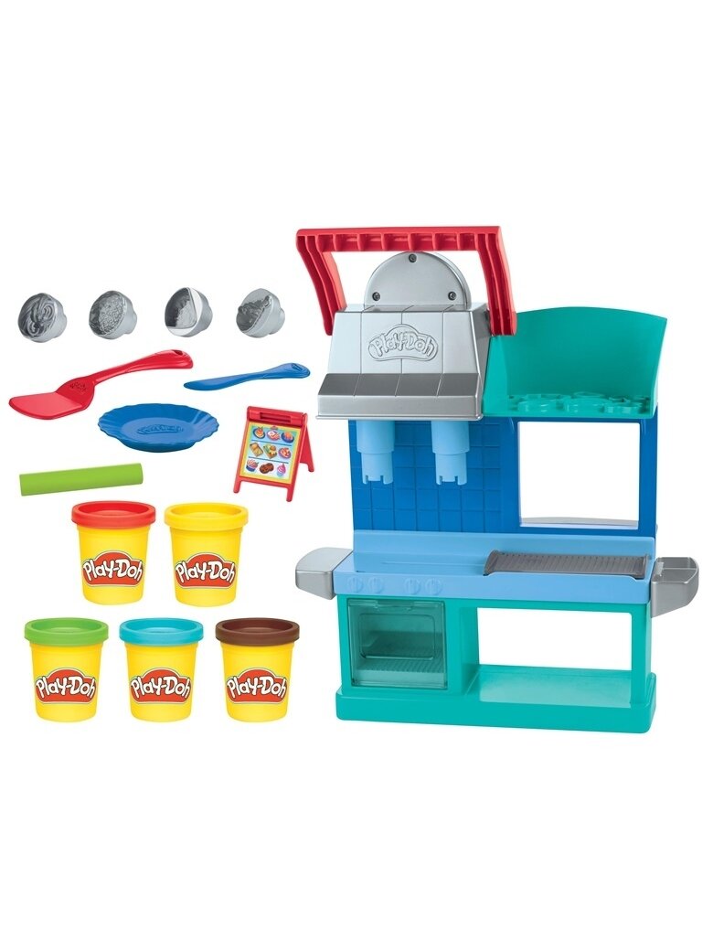 Plastilino rinkinys Play-Doh Chef's Restaurant Playset F8107 1