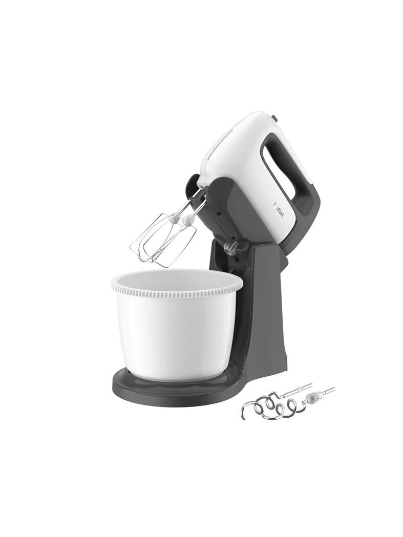 Plakiklis su dubeniu Tefal Prep'Mix+ HT464138, baltas/pilkas 2 Plakiklis su dubeniu Tefal Prep'Mix+ HT464138, baltas/pilkas 2