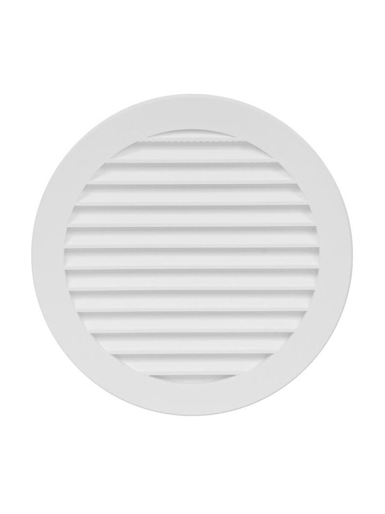 Plast. ventiliacijos grotelės EUROPLAST VR125, D125, baltos Plast. ventiliacijos grotelės EUROPLAST VR125, D125, baltos