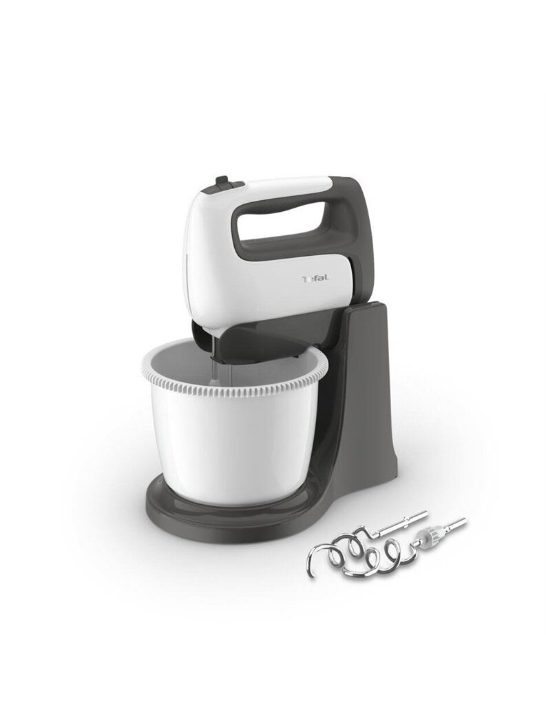 Plakiklis su dubeniu Tefal Prep'Mix+ HT464138, baltas/pilkas Plakiklis su dubeniu Tefal Prep'Mix+ HT464138, baltas/pilkas