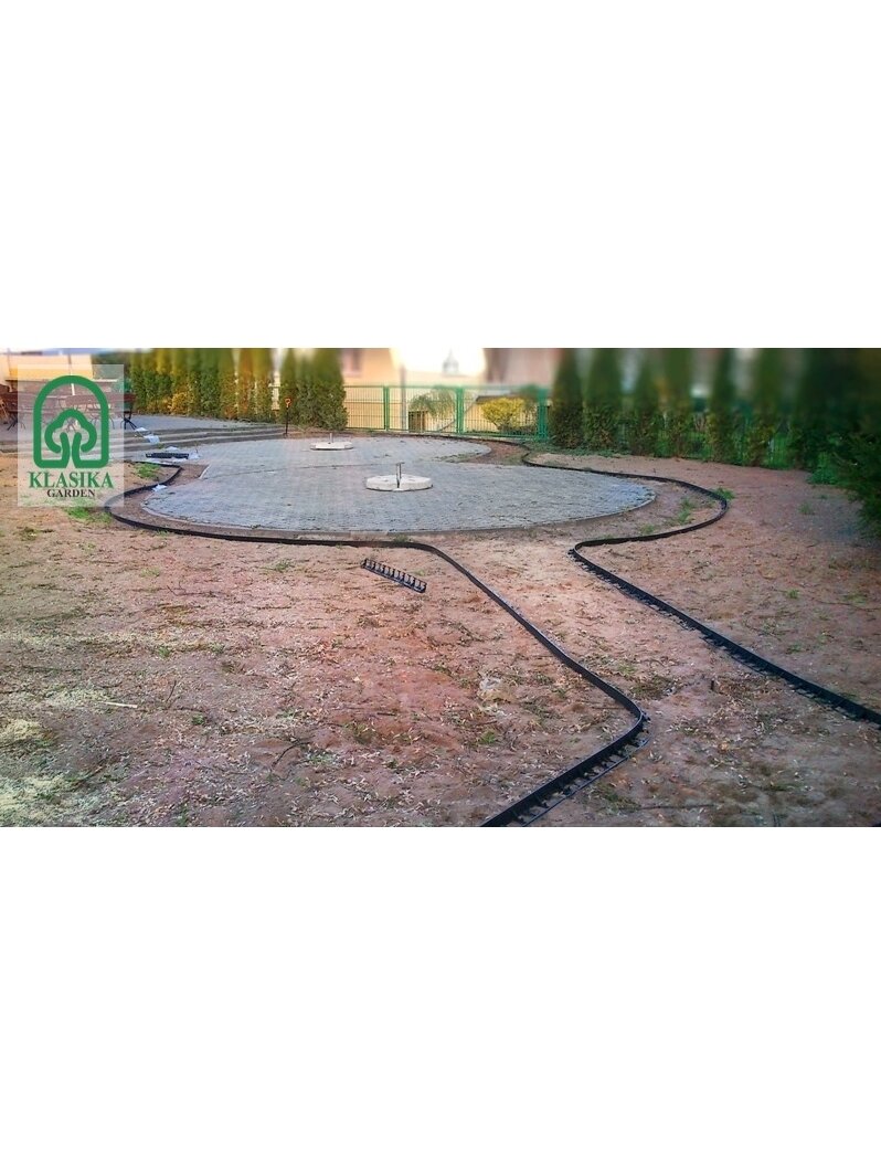 Plastikinis vejos bortas, juodas 4,5 x 100 cm 4 Plastikinis vejos bortas, juodas 4,5 x 100 cm 4
