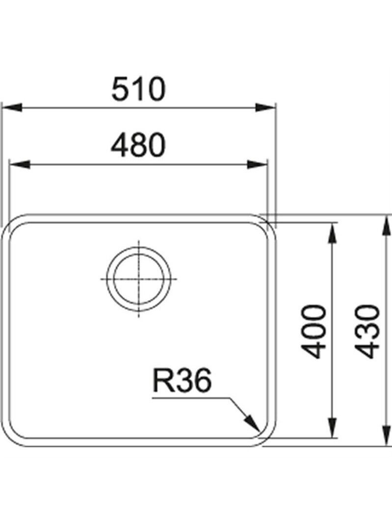 Plautuvė Franke Aton ANX 110-48 122.0336.883 2