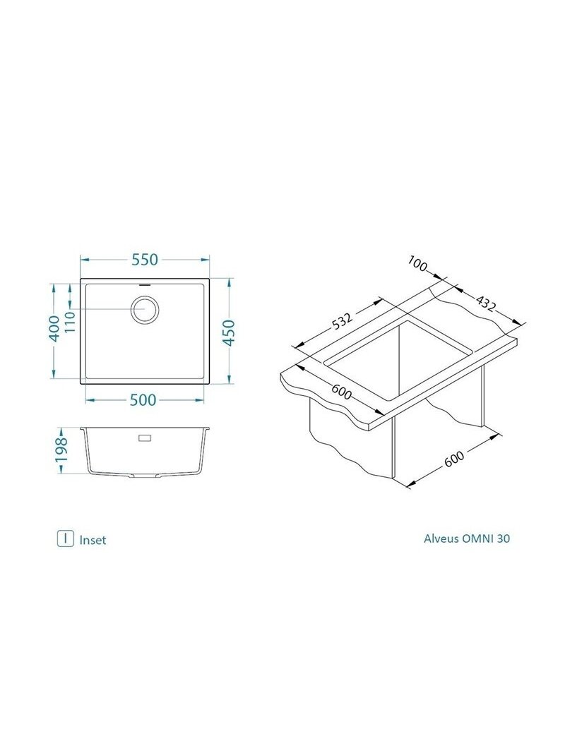 PLAUTUVĖ OMNI 30 G81 SU SIFONU BETONO 1
