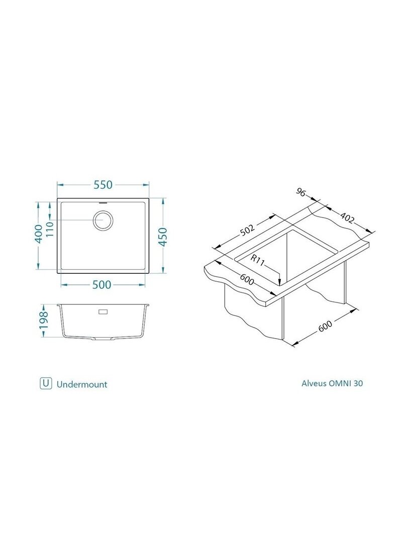 PLAUTUVĖ OMNI 30 G81 SU SIFONU BETONO 2