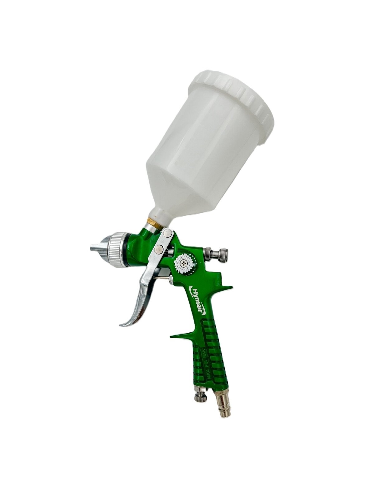⬡ Pneumatinis dažymo pistoletas HVLP Ø1,4 mm, 600 ml (AS881, HYMAIR) ⬡ Pneumatinis dažymo pistoletas HVLP Ø1,4 mm, 600 ml (AS881, HYMAIR)