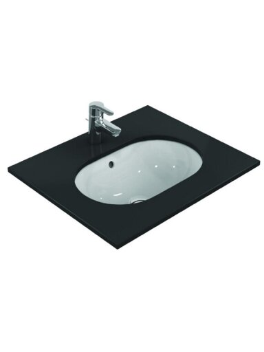 Po stalviršiu montuojamas praustuvas Ideal Standard Connect Oval, 55x38x17,5 cm, baltas