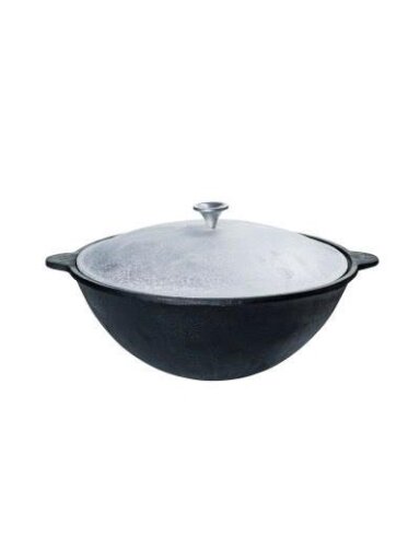 Poliruotas uzbekiškas kazanas TEXAS CLUB, Ø50 cm, 12 l
