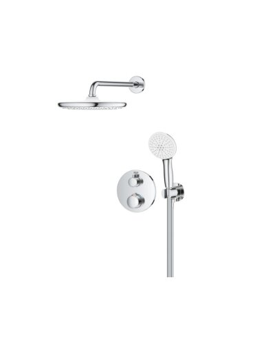 Potinkinė termostatinė dušo sistema Grohtherm Tempesta 250 dušo galva, be potinkinės d (35604000 užs.papildomai), chromo