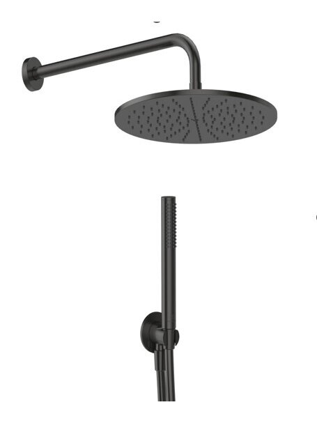 Potinkinis dušo komplektas Ceratherm be maišyt:30 cm liet.galva,dušelis, sien. alkūnė su laikik. 400 mm, 1/2,šlif.magnet