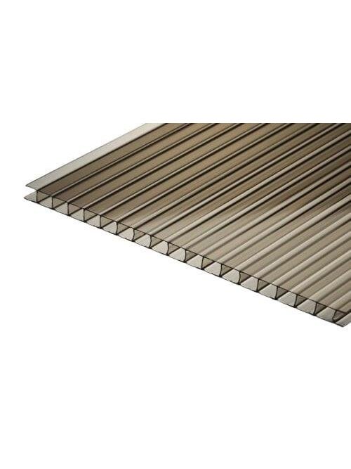 Polikarbonato plokštė, 0,4 x 105 x 200 cm., bronzinė Polikarbonato plokštė, 0,4 x 105 x 200 cm., bronzinė