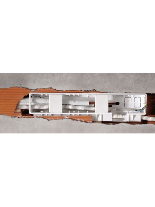 Potinkinė dėžutė 540x135x55 mm horizontalus išleidimas (pilna dėžė 15vnt.) 2