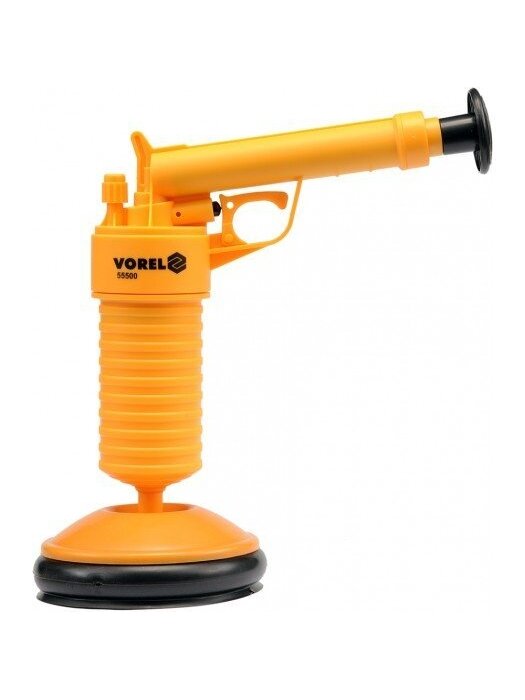 Pompa pneumatinė - pistoletas kanalizacijos atkimšimui d-63mm/135mm Vorel Pompa pneumatinė - pistoletas kanalizacijos atkimšimui d-63mm/135mm Vorel