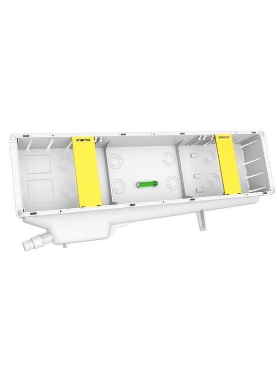 Potinkinė dėžutė kondicionieriaus vidiniam blokui Tecnosystemi, Elisyum Hydronic Elite su drenažu 528x140x67