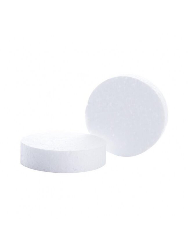Polistireno tabletė Wkret-Met, Ø 66 mm, 100vnt Polistireno tabletė Wkret-Met, Ø 66 mm, 100vnt