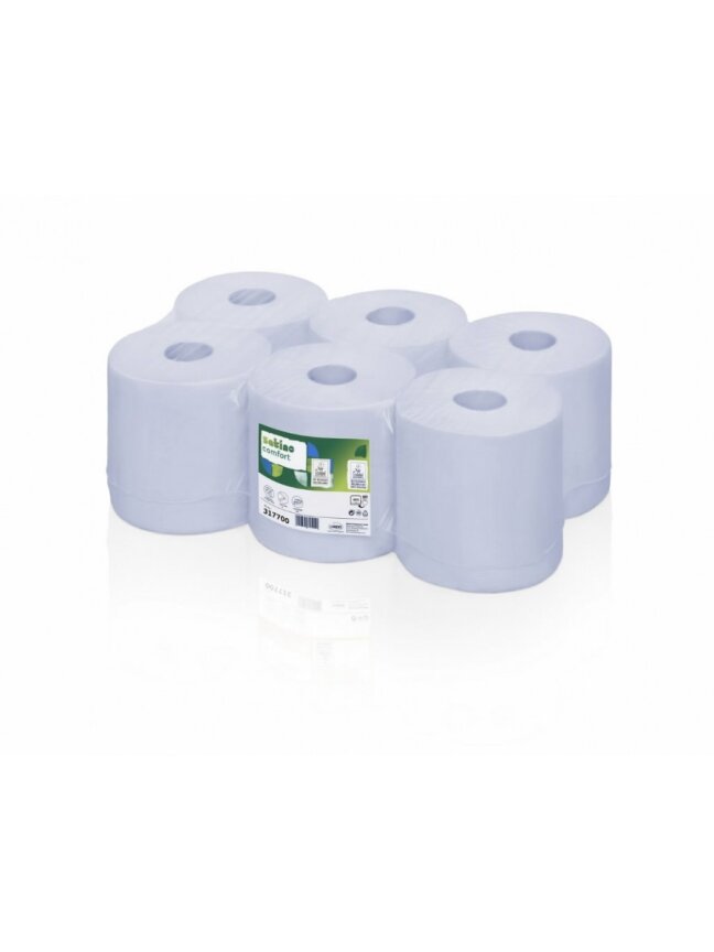 Popieriniai rankšluosčiai Comfort 6 x 150 m, 2 sluoksnių, tr, Satino 2