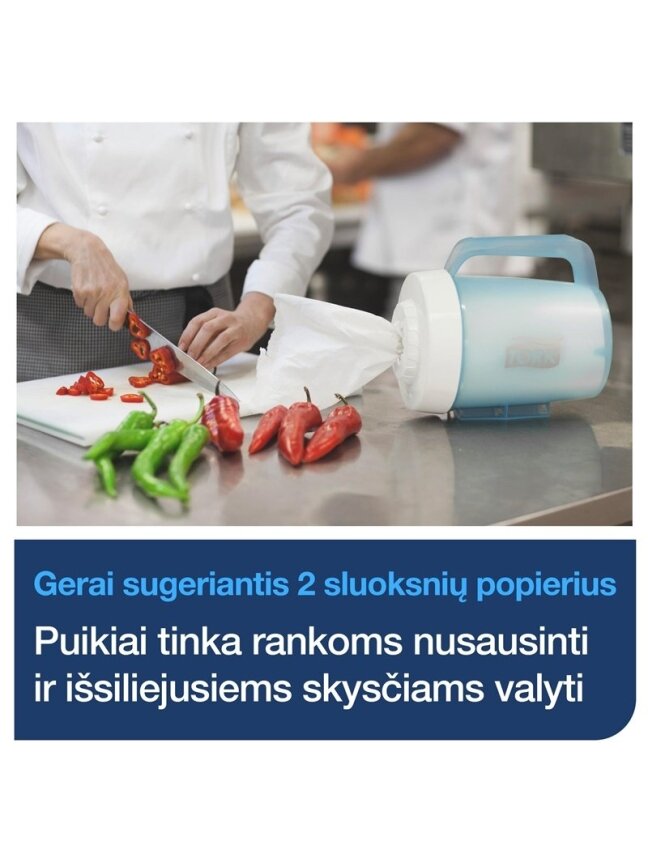 Popierinis rankšluostis Tork Plus, 2 sl. 2 Popierinis rankšluostis Tork Plus, 2 sl. 2
