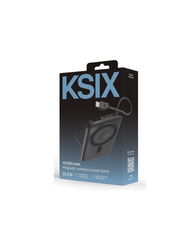 Power bank Ksix, 10000 mAh, pilkas 2 Power bank Ksix, 10000 mAh, pilkas 2
