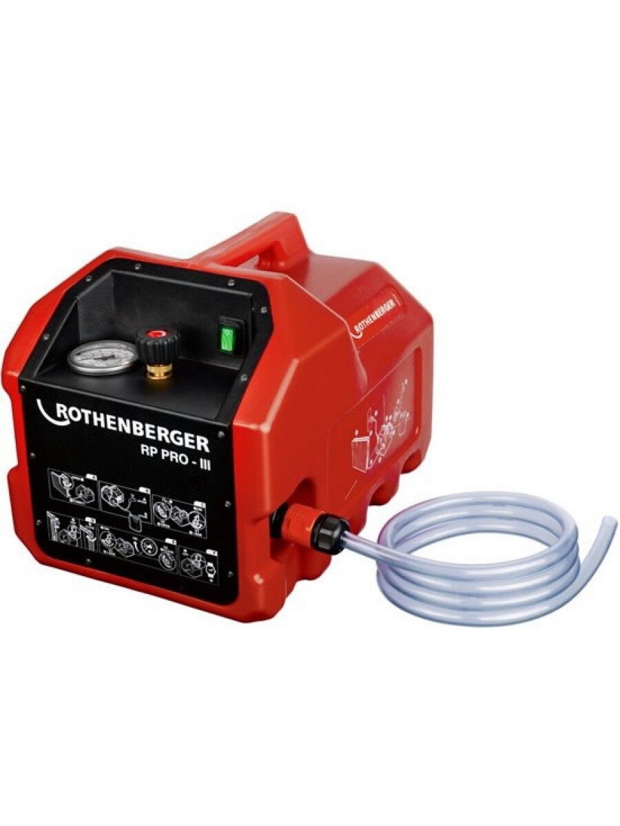 Pompa vamzdyno testavimui elektrinė RP PRO III, Rothenberger Pompa vamzdyno testavimui elektrinė RP PRO III, Rothenberger