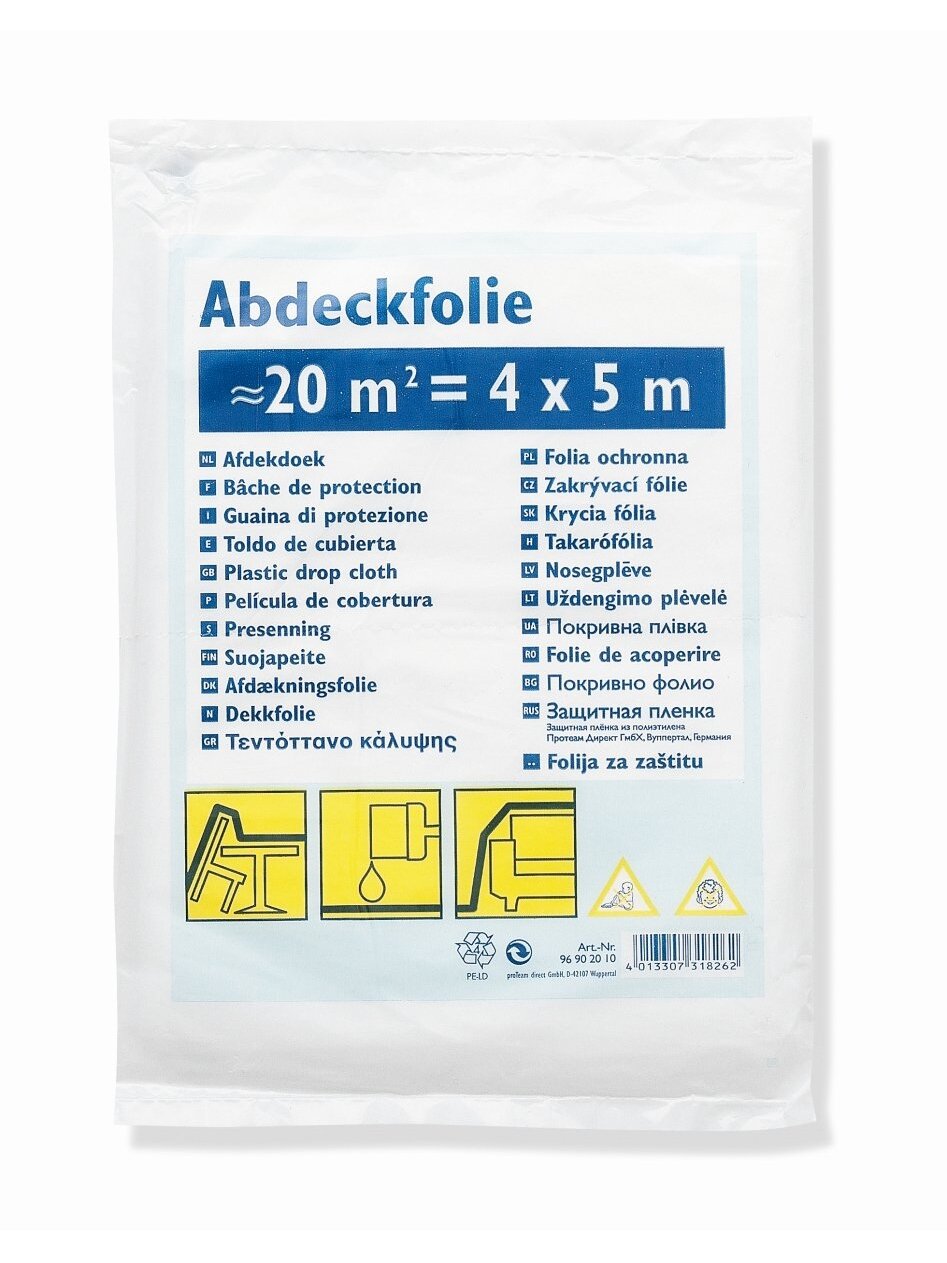 Polietileninė uždanga Ciret | 4x5m 40my Polietileninė uždanga Ciret | 4x5m 40my