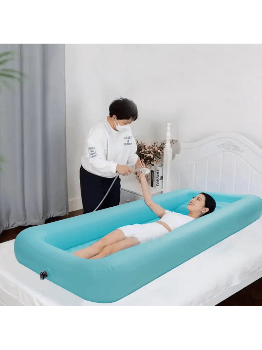 Pripučiama Mobili Vonia KASMAN Light Blue 195x85 Maudyti Žmonėms su negalia 1