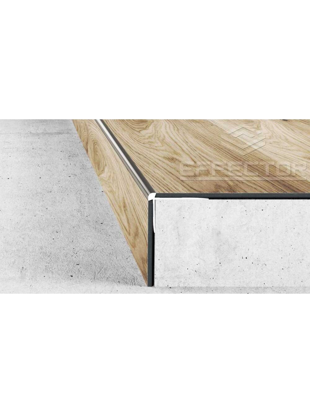 Profilis Effector C28 laiptams | 270cm, sidabrinis 3mm Profilis Effector C28 laiptams | 270cm, sidabrinis 3mm