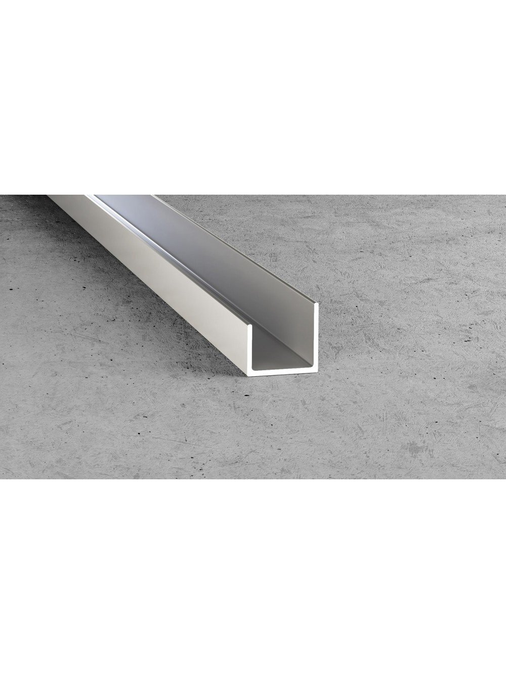 Profilis Effector U B31 aliuminis, nelygiakraštis 19.3x18x14.3 mm | 100 cm