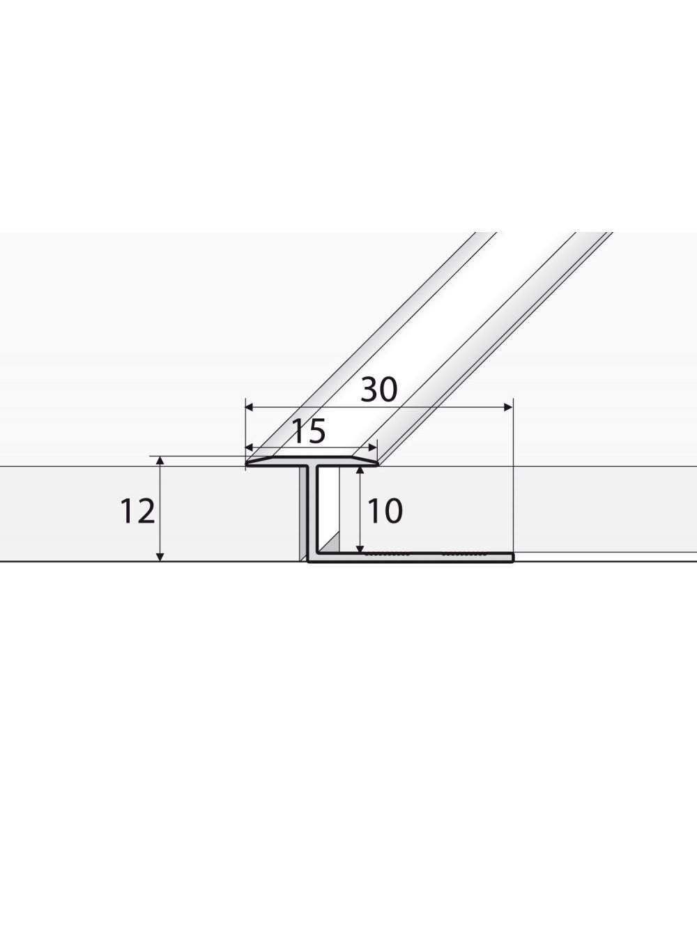 Profilis S92 lenktas 15х10mm, 2.5m Effector | balintas ąžuolas 1