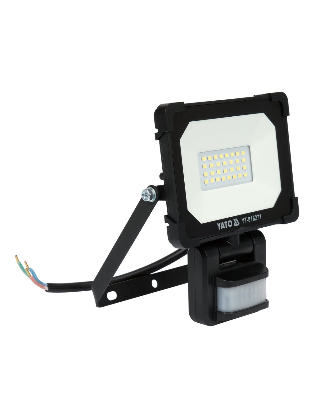 Prožektorius LED SMD 20 W, 1900 lm su judesio jutikliu YATO (YT-818271) 2 Prožektorius LED SMD 20 W, 1900 lm su judesio jutikliu YATO (YT-818271) 2