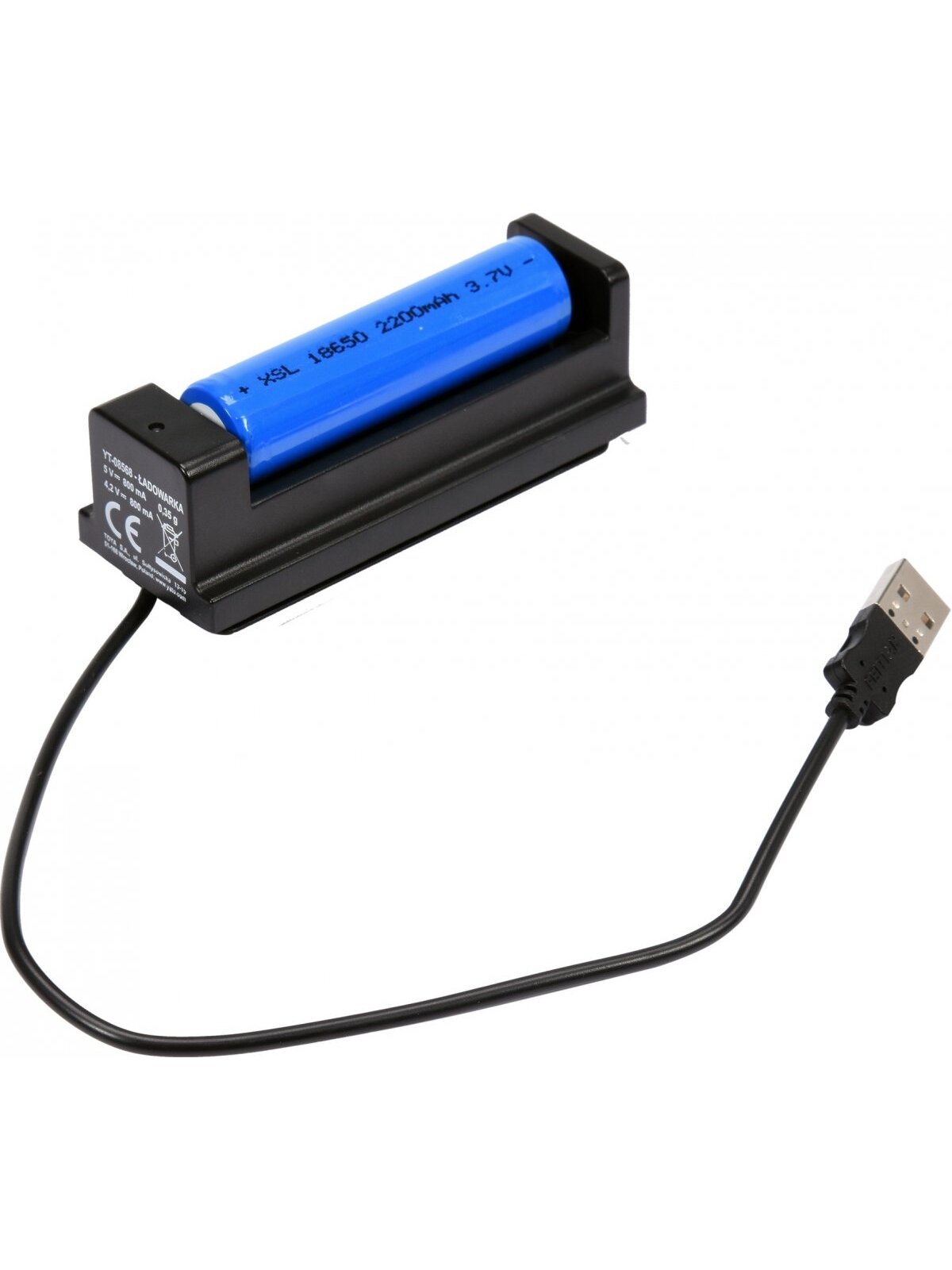 Prožektorius XP-G3 CREE 6W Li-Ion 3.7V 2200 mAh akumuliatorinis Yato 2