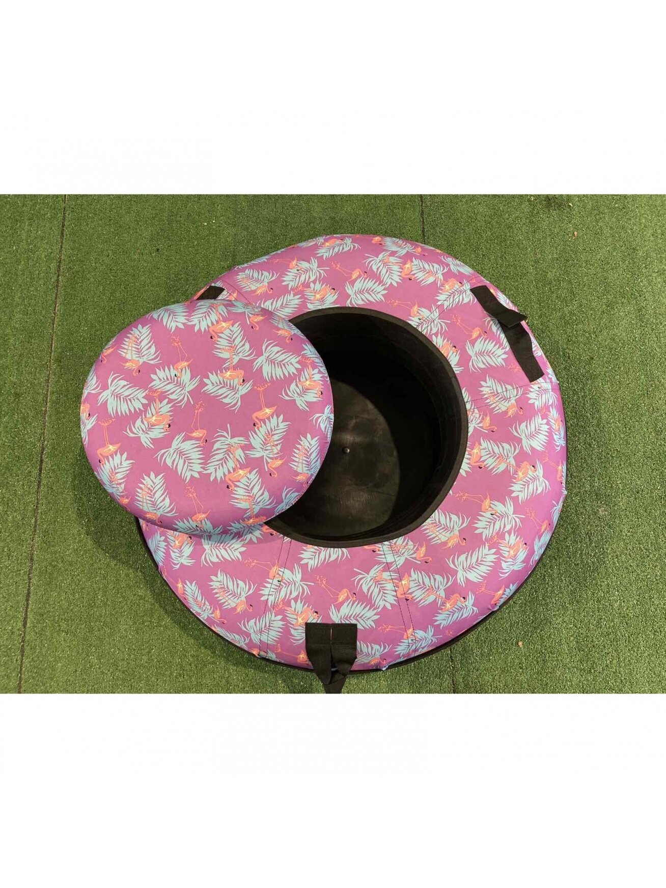 Pripučiama sniego čiuožynė su plastikiniu dugnu 100 cm «Flamingo» 2 Pripučiama sniego čiuožynė su plastikiniu dugnu 100 cm «Flamingo» 2