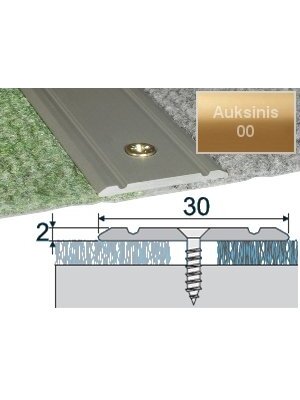 Profilis Effector A02 sujungimo | auksinis 93 cm 30x2 mm Profilis Effector A02 sujungimo | auksinis 93 cm 30x2 mm
