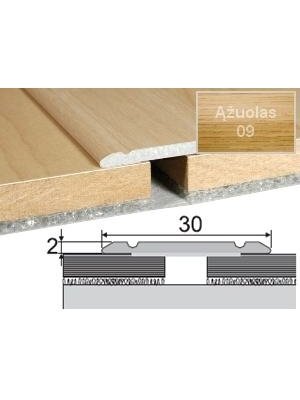 Profilis Effector A02 sujungimo, klijuojamas | ąžuolas 93 cm 30x2 mm Profilis Effector A02 sujungimo, klijuojamas | ąžuolas 93 cm 30x2 mm