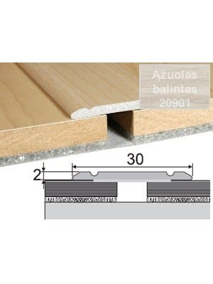 Profilis Effector A02 sujungimo, klijuojamas | ąžuolas Balintas 93 cm 30x2 mm