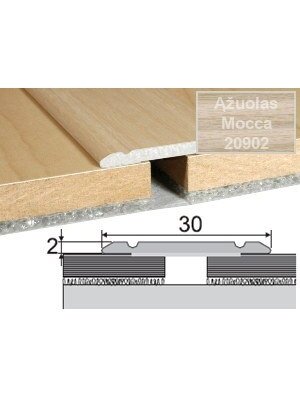 Profilis Effector A02 sujungimo, klijuojamas | ąžuolas Mocca 93 cm 30x2 mm Profilis Effector A02 sujungimo, klijuojamas | ąžuolas Mocca 93 cm 30x2 mm