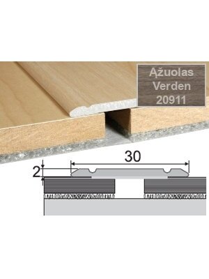 Profilis Effector A02 sujungimo, klijuojamas | ąžuolas Vender 93 cm 30x2 mm