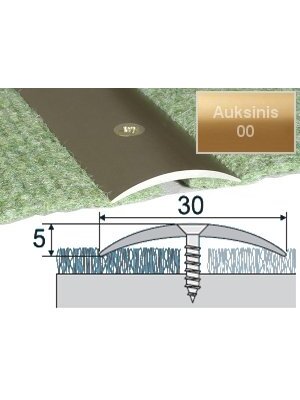 Profilis Effector A03 sujungimo | auksinis 93 cm 30x5 mm Profilis Effector A03 sujungimo | auksinis 93 cm 30x5 mm