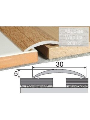 Profilis Effector A03 sujungimo, klijuojamas | ąžuolas Wanilia 93 cm 30x5 mm