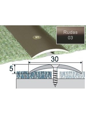 Profilis Effector A03 sujungimo | rudas 93 cm 30x5 mm Profilis Effector A03 sujungimo | rudas 93 cm 30x5 mm
