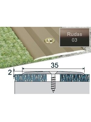 Profilis Effector A08 sujungimo | rudas 93 cm 35x2 mm Profilis Effector A08 sujungimo | rudas 93 cm 35x2 mm