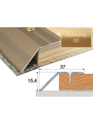 Profilis Effector A39 laiptams | auksinis 270 cm 37x15,4 mm