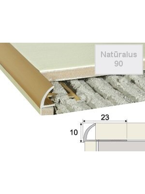 Profilis Effector A53 užbaigimo | A53 natūralus 300 cm 23x10 mm Profilis Effector A53 užbaigimo | A53 natūralus 300 cm 23x10 mm