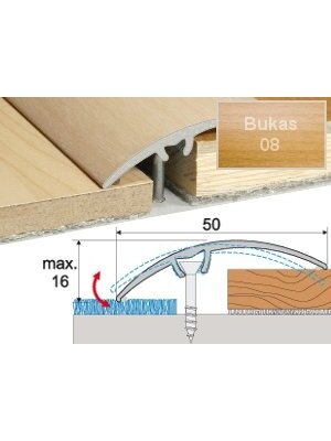 Profilis Effector A65 sujungimo | bukas 93 cm 50x16 mm