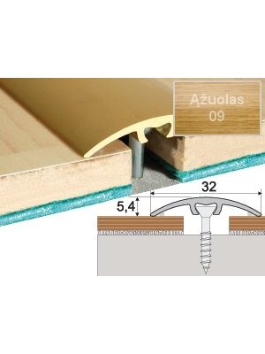 Profilis Effector A66 sujungimo | ąžuolas 93 cm 32x5,4 mm Profilis Effector A66 sujungimo | ąžuolas 93 cm 32x5,4 mm