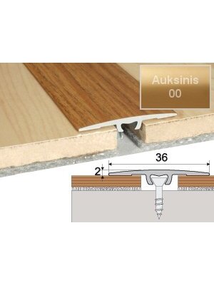 Profilis Effector A68 sujungimo | auksinis 90 cm