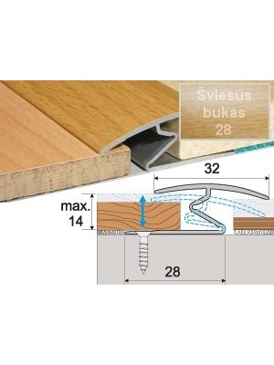Profilis Effector A69 sujungimo | šv.bukas 90 cm Profilis Effector A69 sujungimo | šv.bukas 90 cm
