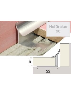 Profilis Effector A96 užbaigimo | natūralus 250 cm Profilis Effector A96 užbaigimo | natūralus 250 cm