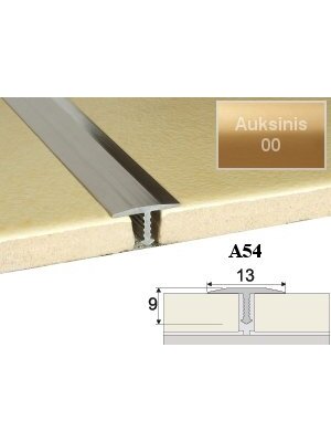 Profilis Effector, sujungimo | A54 auksinis 200 cm 13x9 mm Profilis Effector, sujungimo | A54 auksinis 200 cm 13x9 mm